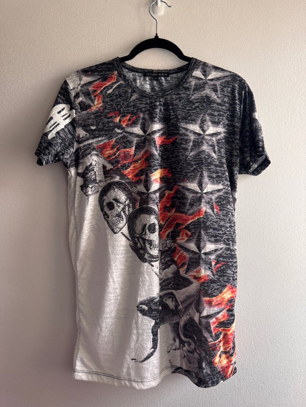Philipp Plein Y2K Bikercore T Shirt (M)